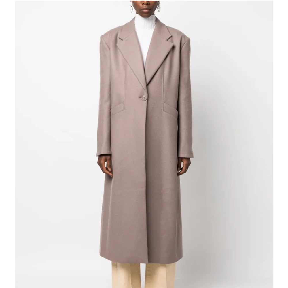 NWT DESTREE Barbara stripe detail single bread coat - Size Small